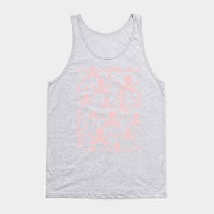 Millennial Pink Pirate Pattern Tank Top